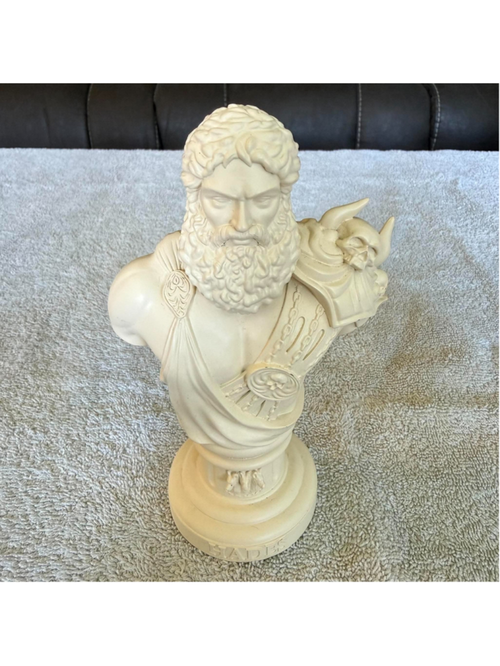 Unbranded Hades Greek Mythology Bust Sculpture One Size Beige